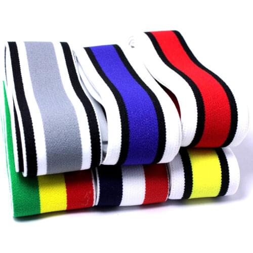 About 4cm accessories high quality striped belt elastic band/thickening plus soft imported tight tight NEW