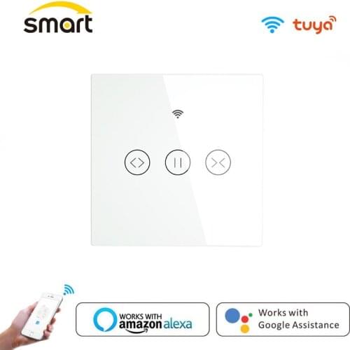 Tuya Smart Life EU WiFi Roller Shutter Curtain Switch for Electric Motorized Blinds with Remote Control Google Home Aelxa Echo