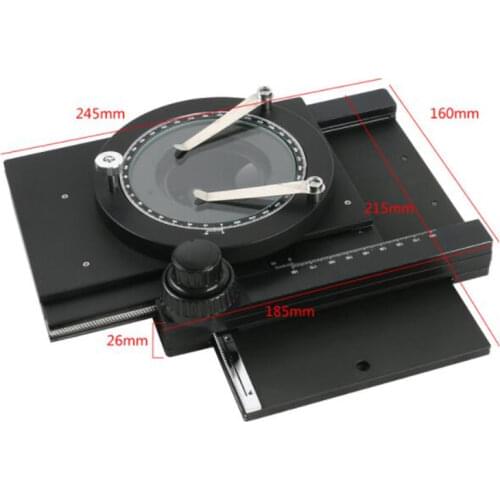 Agnicy Multifunctional High Temperature Resistant Aluminum Alloy Microscope Adjustment Bracket Maintenance Platform 76mm