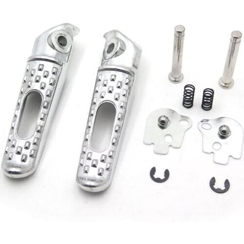 Aftermarket Free shipping motorcycle parts SILVER Rear Foot Pegs Footrest Fit For Honda CBR1000RR CBR600RR CB1000R