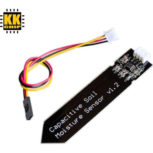 Wide working voltage capacitive soil humidity sensor is not easy to corrosion send line applies to UNO