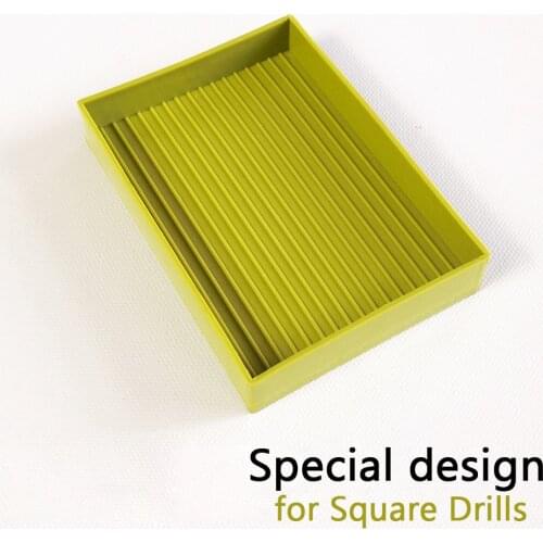 Special Desgin Thicker Tray Easy to Shake the Crystals Rhinestones and Make Straight in Line DIY Diamond Painting Drill Plates