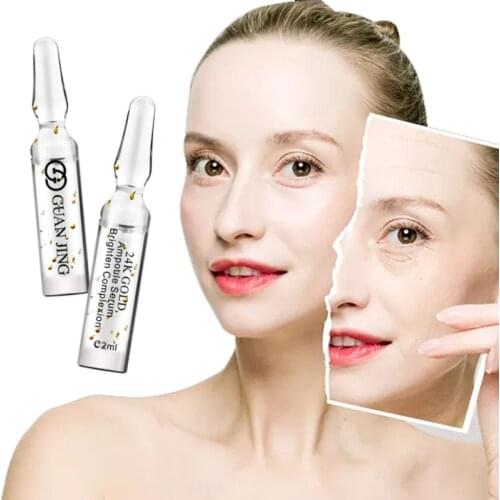 AICHUN 24K Gold Ampoule Face Serum Anti-Wrinkle Essence Moisturizing Brighten Anti-Aging Reducing Fine Lines Nourish Skin Care