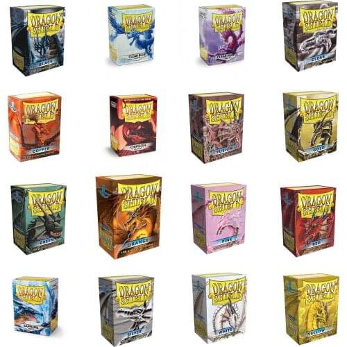 Dragon Shield 100 PCS/LOT MATTE High Quality End Cards Sleeves MGT Board Games Cards Playing Star Realms Sleeves Protector 66x91