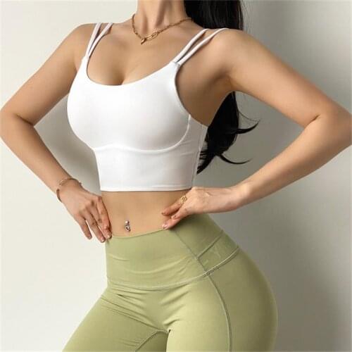 Women Sports Bra Push Up Crop Top Fitness Gym Bra Breathable Top Sexy Running Yoga Bra Athletic Sportswear