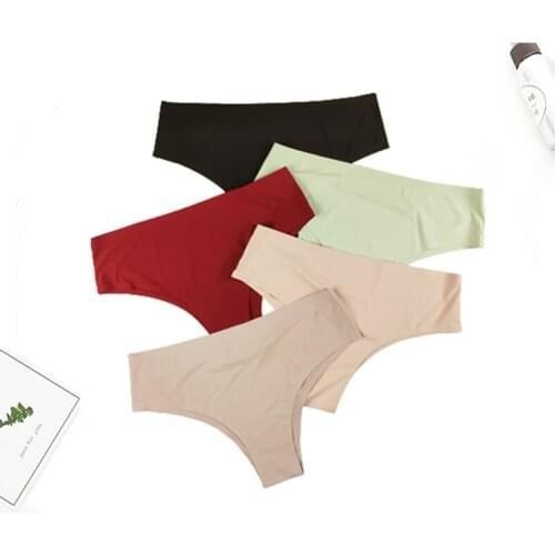 1PC Seamless Panty Set Underwear Female Comfort Intimates Fashion Low-Rise Briefs 11 Colors Lingerie Drop Shipping