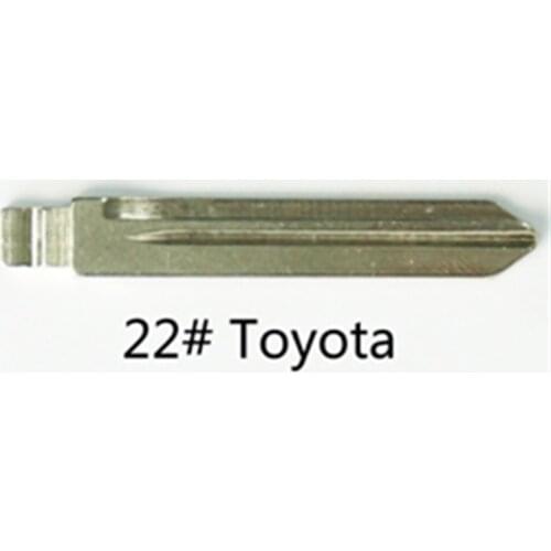 10pcs/lot KEYDIY Universal Remotes Key Flip Blade 22#, Toy47FH for Toyota