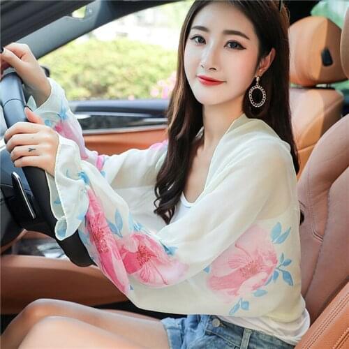2021 Summer Women Sun Protection Arm Sleeve Ladies Driving Anti-UV Shawl Cool Oversleeves Thin Sleeves