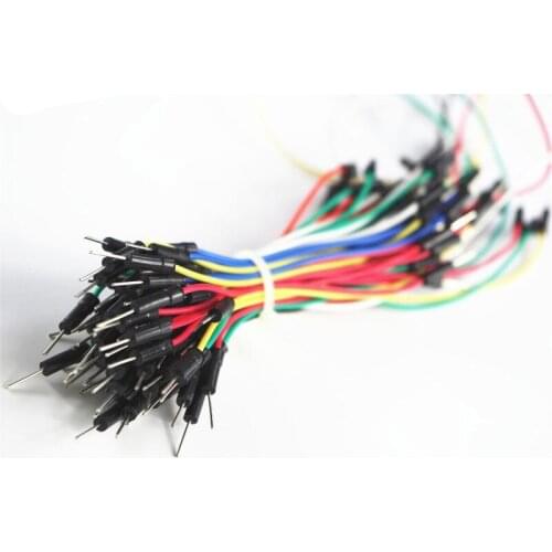 65pcs Duponet Cable Male To Maloe Jump Wire Jumper Line For Arduino UNO R3 Breadboard 65 Jump Wires Diy Rc Toy Robot Car Chasiss