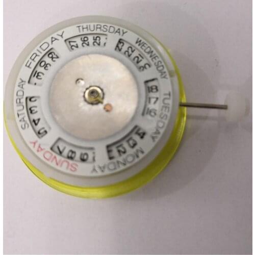 Watch movement accessories 2813 double calendar mechanical movement week 12 o 'clock position calendar three o 'clock position