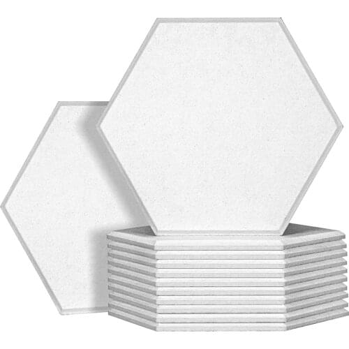 Home Studio 6 Pcs Sound-absorbing Panels Acoustic Wall Stickers Noise Insulation Deco Soundproof Door/ Bedroom Accessories