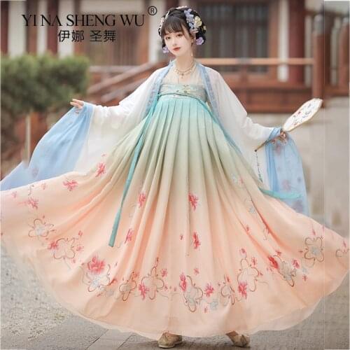 Chinese Dress Women Hanfu Girl Han Dynasty Dance Lady Fairy Cosplay Clothes Oriental Ancient Prince Set Traditional Folk Costume