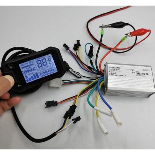 24V36V48V250W350W Brushless Controller+LCD DISPLAY Instrument for Electric Bicycle Mountain Bike TRICYCLE with Lithium Battery