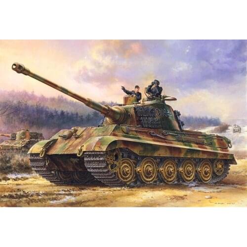 Meng Model TS-031 1/35 German Heavy Tank Sd.Kfz.182 King Tiger [Henschel Turret] - Scale Model Kit