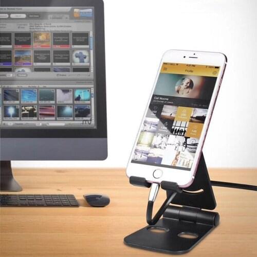 Desk Stand Mobile Phone Holder Smartphone Stand Holder Foldable Extend Universal Mobile Phone Holder Seat For Lazy