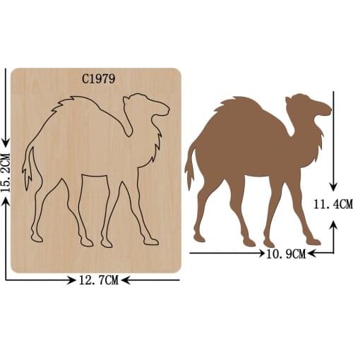 New camel Wooden die Scrapbooking C1979 Cutting Dies Custom