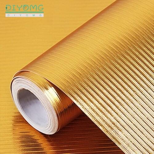 Kitchen Wallpaper High Temperature Oil-proof Wall Stickers Waterproof Self-adhesive Foil Film Stove Cabinet Contact Paper