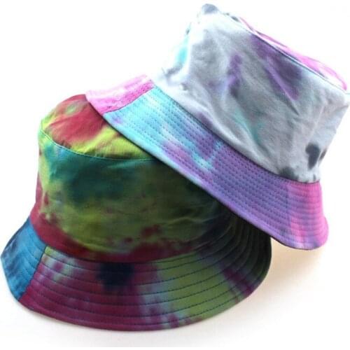 New Daily Walking Bucket Hat Summer Travel Fashion Casual Cotton Sun Hat Shade Colorful Panama Cap Trendy Space Fisherman Hat