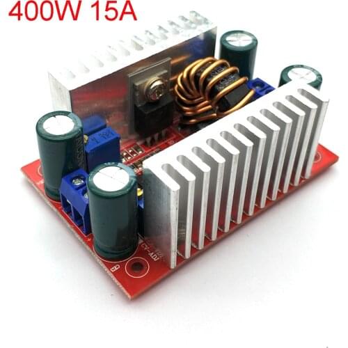 DC 400W 15A Step-up Boost Converter Constant Current Power Supply LED Driver 8.5-50V To 10-60V Voltage Charger Step Up Module
