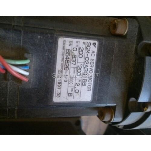 AC Servo Motor SGM-02A3G16B Used & Tested Working