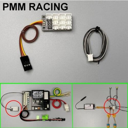 Light System Expansion Board PH2.0 Expansion Module for Tamiya MFC-03 1/14 RC Truck scania actros 1/10 RC Crawler TRX4 SCX10