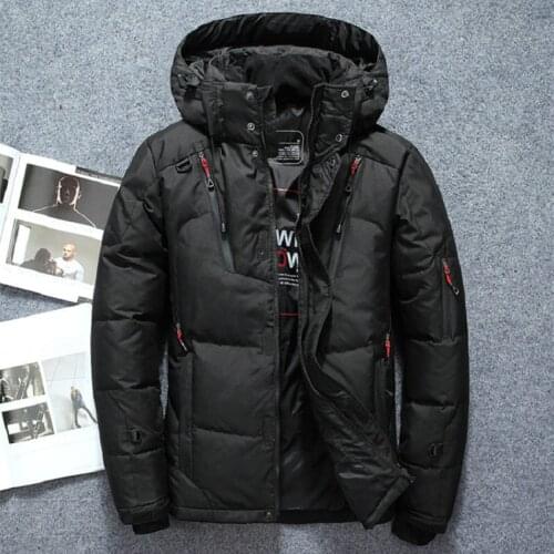 High Quality Nice Winter Warm Thicken Zipper Coats Mens Hooded Parkas Casual Male Slim Zipper Multi-Pockets Overcoat Jackets