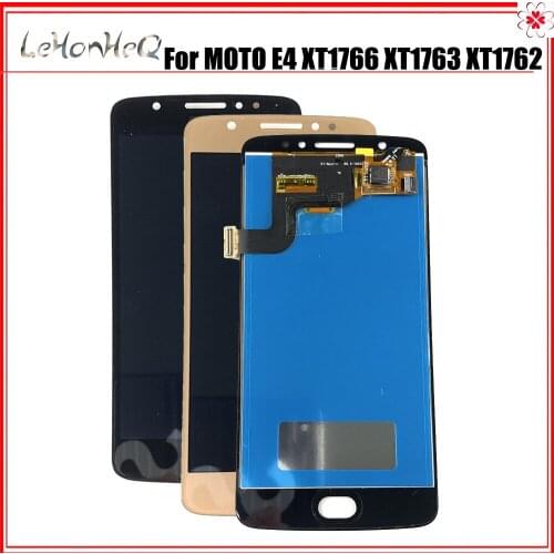 High quality LCD For Moto E4 XT1766 XT1763 XT1762 LCD Display Touch Screen Digitizer Assembly For MOTO E4 LCD Screen