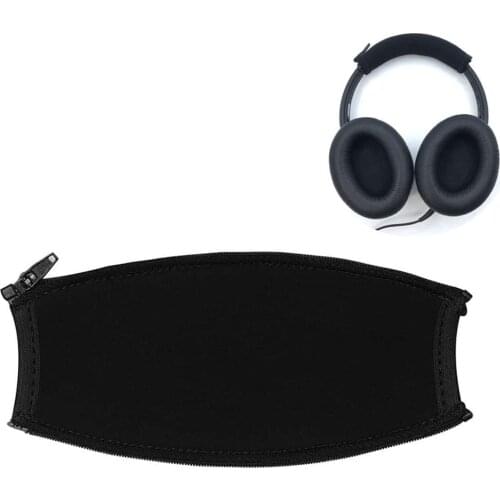 QC3 Headband Cover Headband Protector with Zippe for Bose SoundTrue AE2 OE1 OE2 QC3 Headphones Headband Cushion Pad Repair Parts