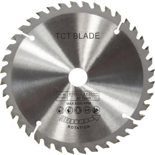 1pc 165mm 24/40/48/60t wood carbide saw blades for multi-function electric tool tct circular saw blade wood cutting disc