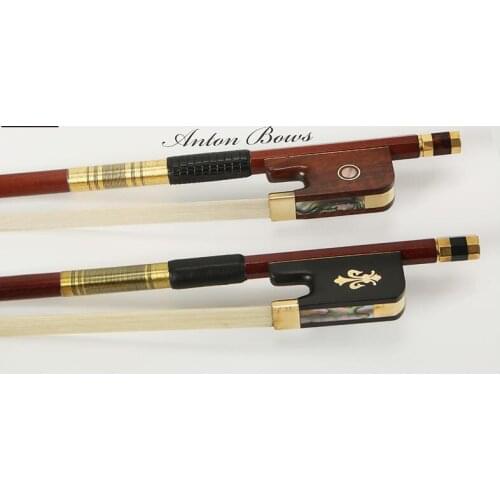 1 pcs Cello bow octagonal bow pure ponytail bass viola bow Brazilian Sumu playing bow accessories