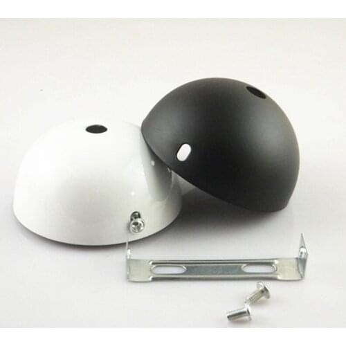 10pcs Ceiling Plate Hanging 8/10cm Chassis Base Retro Lamp Bases Iron Pendant Lamp Fixture Ceiling Fittings Lock Wire Lamp Base