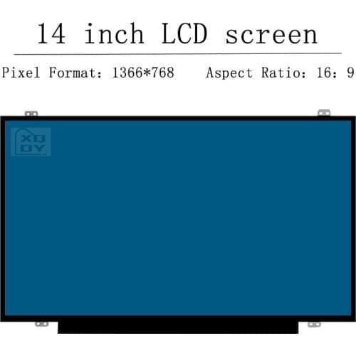 14" Slim LED matrix For HP Elitebook 840 G2/346 G3/346 G4/340 G3/340 G4 laptop lcd screen panel 1366*768 30pins EDP Non Touch