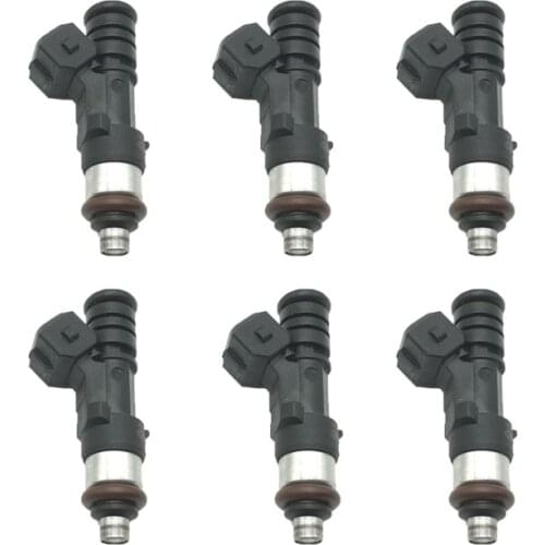 6Pcs high impedance 0280158207 Fuel Injectors for Ford Focus 1.4 1.6 B-MAX C-MAX Fiesta MONDEO