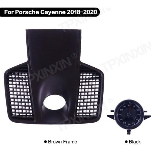 Car stopwatch for Porsche Cayenne 2018 -2020 interior dashboard center clock compass time electronic meter clock accessional