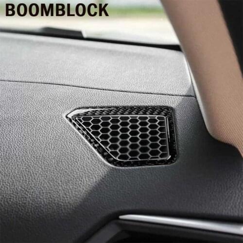 BOOMBLOCK Car Air Outlet Panel Trim Carbon Fiber Stickers Styling Accessories For BMW 3 series G20 G28 325li 330d 335 2019 2020