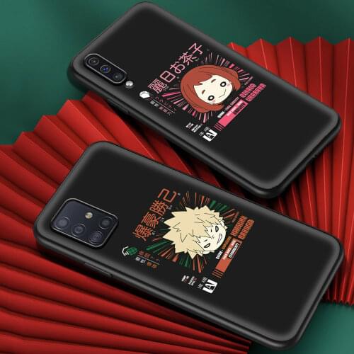 Phone Case For Samsung Galaxy M31 Prime F41 M51 M31s M31 M30s M21 M11 M01 A9 A7 My Hero Academia characters Fundas Soft Cover
