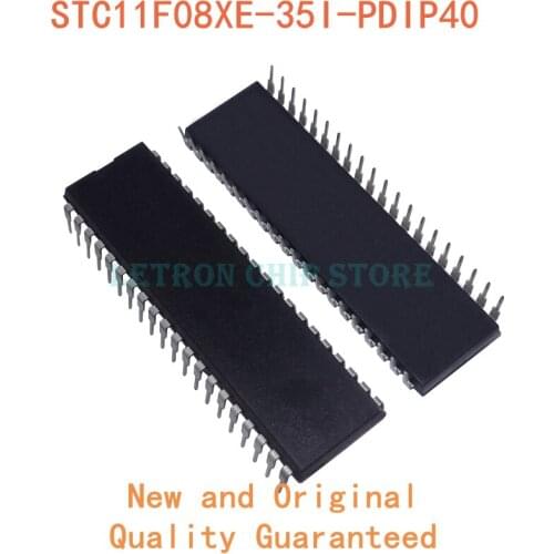 5PCS STC11F08XE-35I-PDIP40 DIP40 STC11F08XE 35I-PDIP40 DIP-40 STC11F08XE35I-PDIP40 DIP new and original IC Chipset
