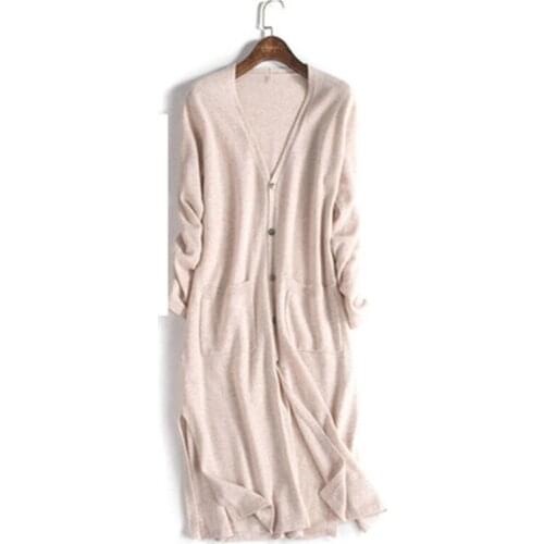 Spring Autumn Womens Long Cardigans Casual Oversize Female Outerwear Loose Lady Knitted Sweaters New Arrivals Woman Clothes