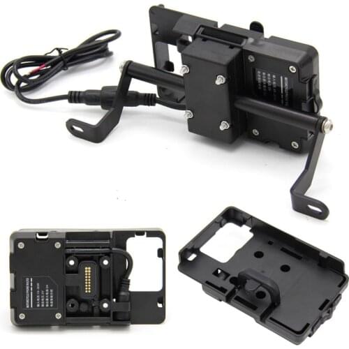 Mount Mounting Bracket Adapter Holder+USB Charging For KTM 1290 Super Adventure S R 2017 2018