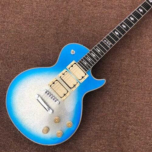Hot sale High quality Electric guitar,Silver powder,Chrome hardware,Free shipping