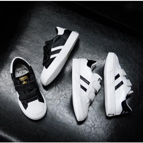 2021 childrens fashion sneakers new boys girls sport shoes casual white shoes for kids Spring/Autumn Brand kid shoes size 24-37