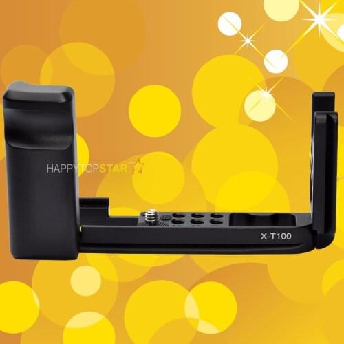 L Vertical Quick Release Plate QR Camera Holder Bracket Hand Mount Grip For FUJI FUJIFILM X-T100 XT100 Arca-Swiss RRS kirk