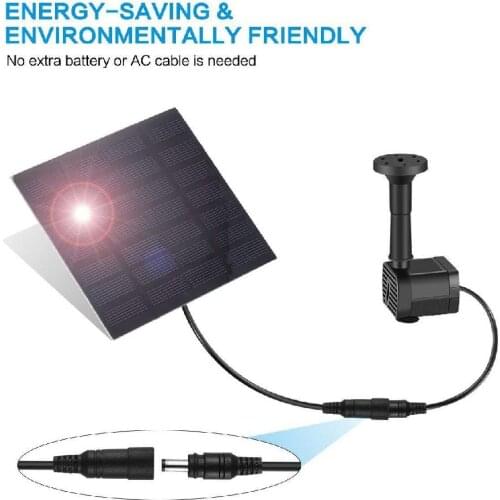 Small Garden Miniature Fountain Solar Water Pump Fountain Outdoor Fountain