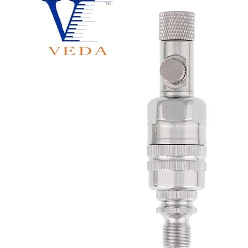 Mini Air Filter Airbrush In-line Moisture Water Trap BSP 1/8" Spray Filters Metal Adjustable Airflow Control Valve Accessories