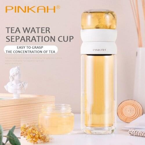 PINKAH Double Wall Glass Cups