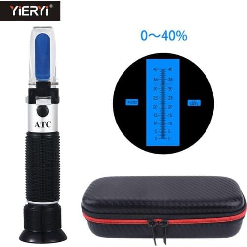 Yieryi Urea Concentration Refractometer 0-40% AdBlue Diesel Exhaust Fluid (DEF) - AUS 32(Aqueous Urea Solution) with PU bag
