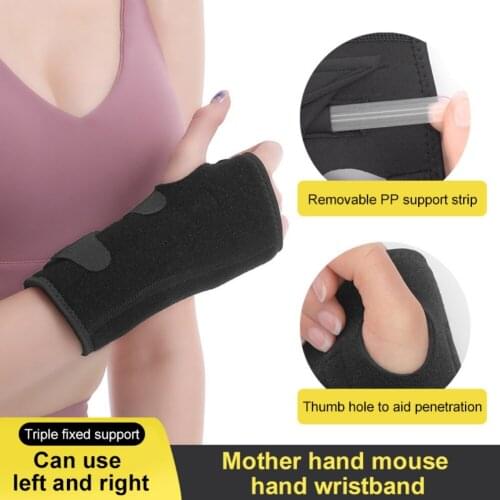 Adjustable Wrist Brace Fitted Stabilizer Splint Carpal Tunnel Hand Compression Support Wrap For Wrist Injuries Pain Relief