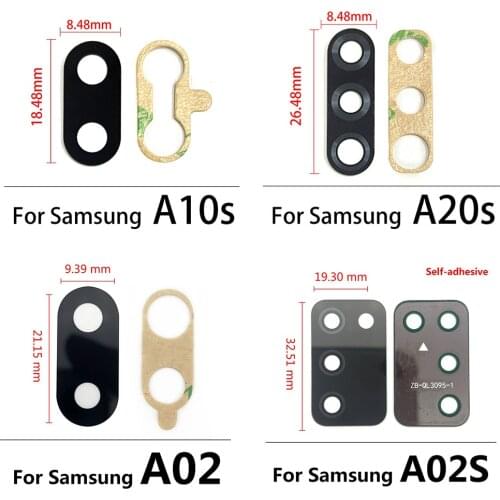 10Pcs/Lot, Rear Back Camera Glass Lens Cover For Samsung A7 A9 2018 A750 A920 / A6 Plus 2018 Camera Glass With Ahesive Sticker