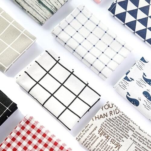 INS Shooting Background Colth Plaid Table Mat Placemat Napkin Gourmet Photography Photo Background Cloth