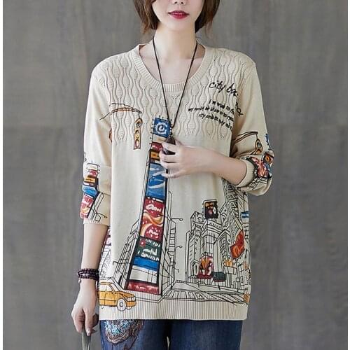 Traditional Chinese Style Clothing Women Blouses 2021 Autumn Winter Cheongsam Sweater Women Simple Ladies Chinese Tops 12280